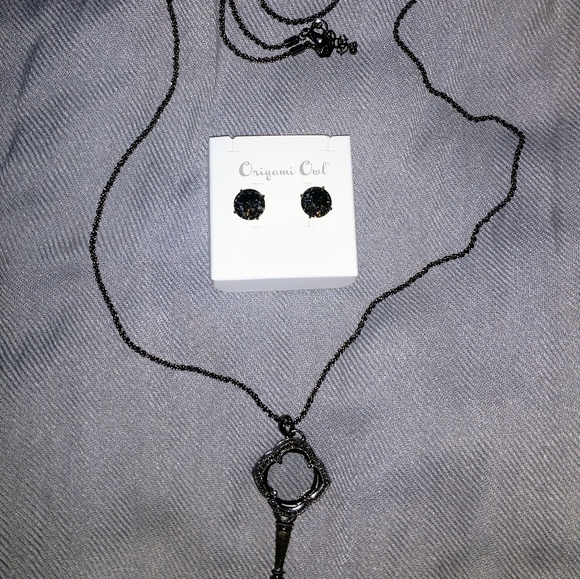 Origami Owl Convertible Vintage Key Locket Set - Picture 1 of 7